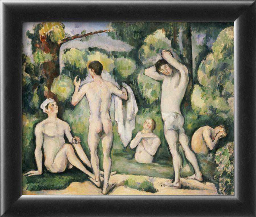 The Five Bathers, C.1880-82 - Paul Cezanne Painting